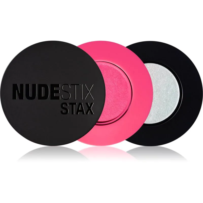 Nudestix Stax Set πολυλειτουργικο μεικ απ για τα ματια, τα χειλη και το προσωπο απόχρωση Pinkglow 2x2.5 γρ