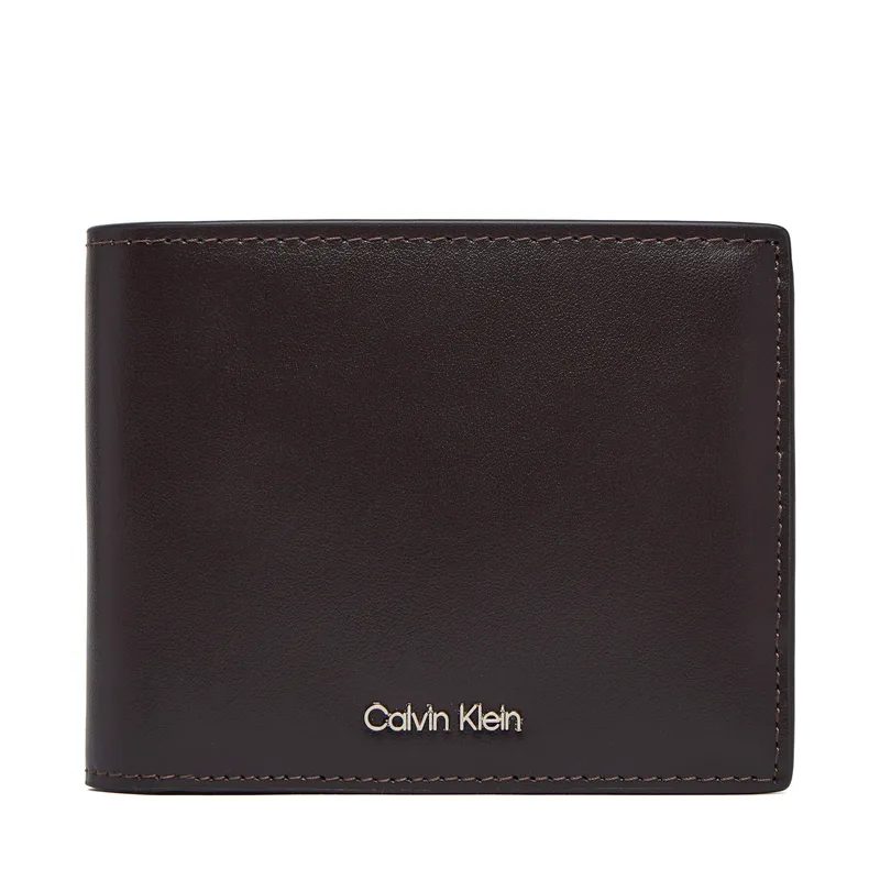 Πορτοφόλι Calvin Klein Raised Billfold W/ Coin LV04D1163G Καφέ