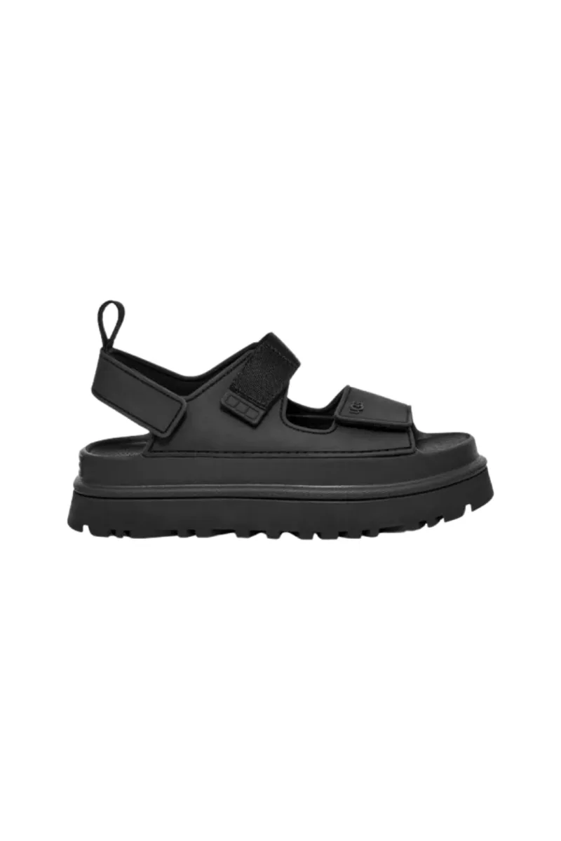UGG GoldenGlow Γυναικεία Sandals - Μαύρα-1152685-BLACK