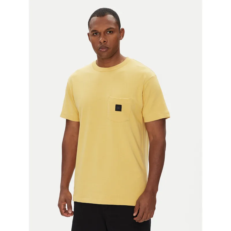 DC Shoes T-Shirt ADYKT03246 Κίτρινο Regular Fit