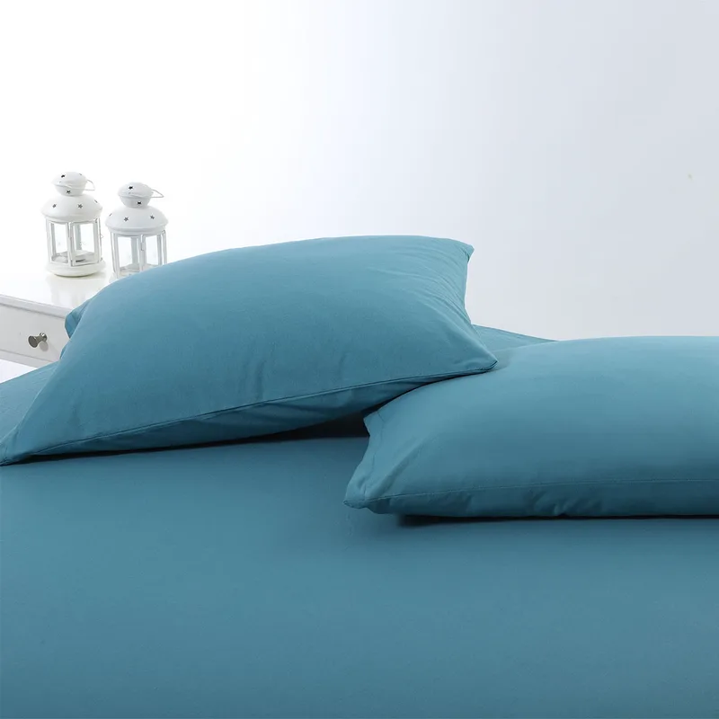 Ζεύγος Μαξιλαροθήκες (50x70) Silk Fashion Jersey Petrol