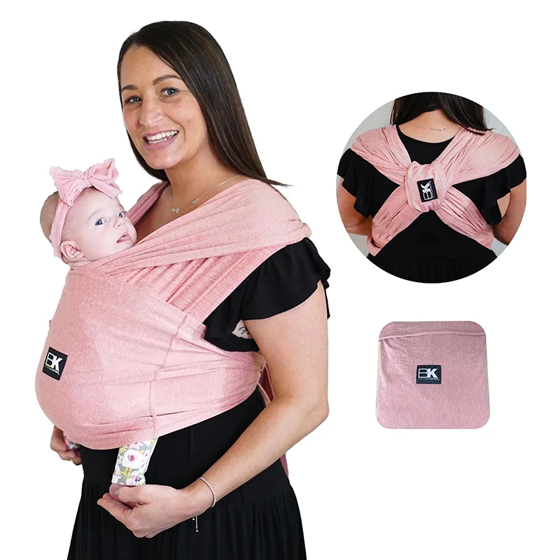 Μάρσιπος Βαμβακερός Medium Yoga Heather Coral Baby K’tan BKBC-ACT-HCY-M (Ύφασμα: Βαμβάκι 100%, Χρώμα: Κοραλί , Μέγεθος: Medium) - Baby K'tan - BKBC-ACT-HCY-M