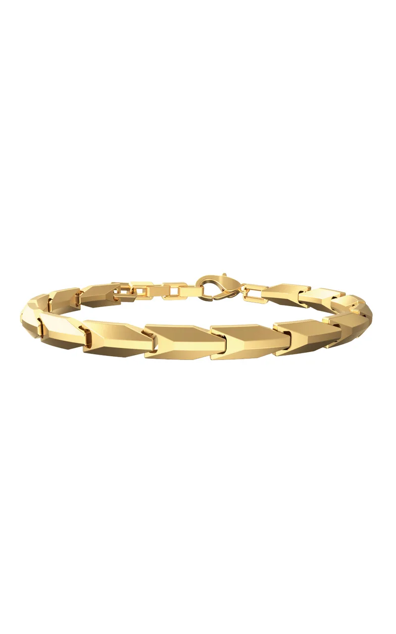 GUESS STEEL TRUE SPIRIT JUMB06040JWYGL Βραχιόλι Χρυσό
