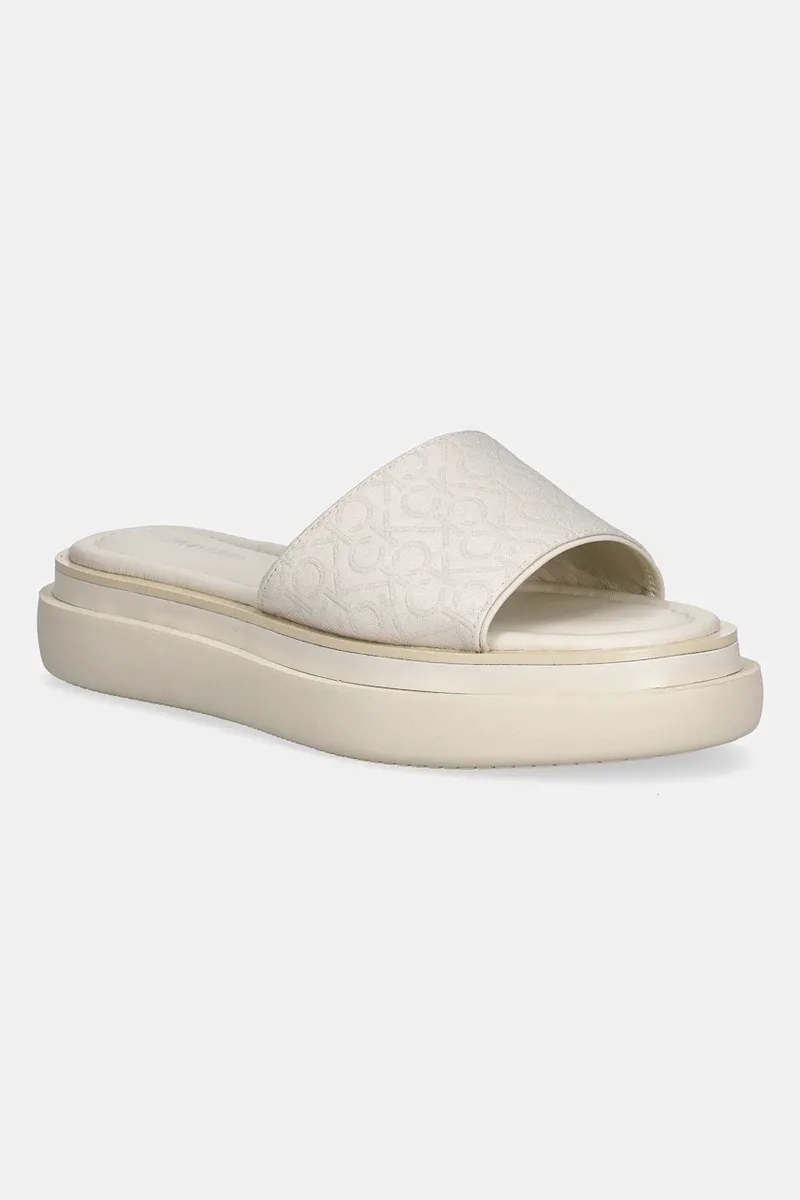 Παντόφλες Calvin Klein FLATFORM SLIDE - JACQ