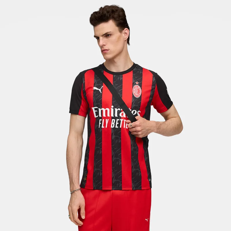 Puma AC Milan FC 2025/26 Home Ανδρική Ποδοσφαιρική Φανέλα (9000246171_67463)