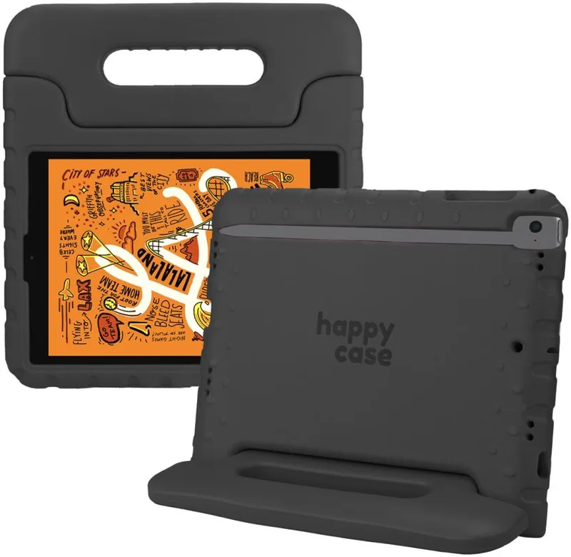 Θήκη iPad Mini 5 / 4 / 3 / 2 / 1 HappyCase Ανθεκτική για Παιδιά - Black (8719246391545)
