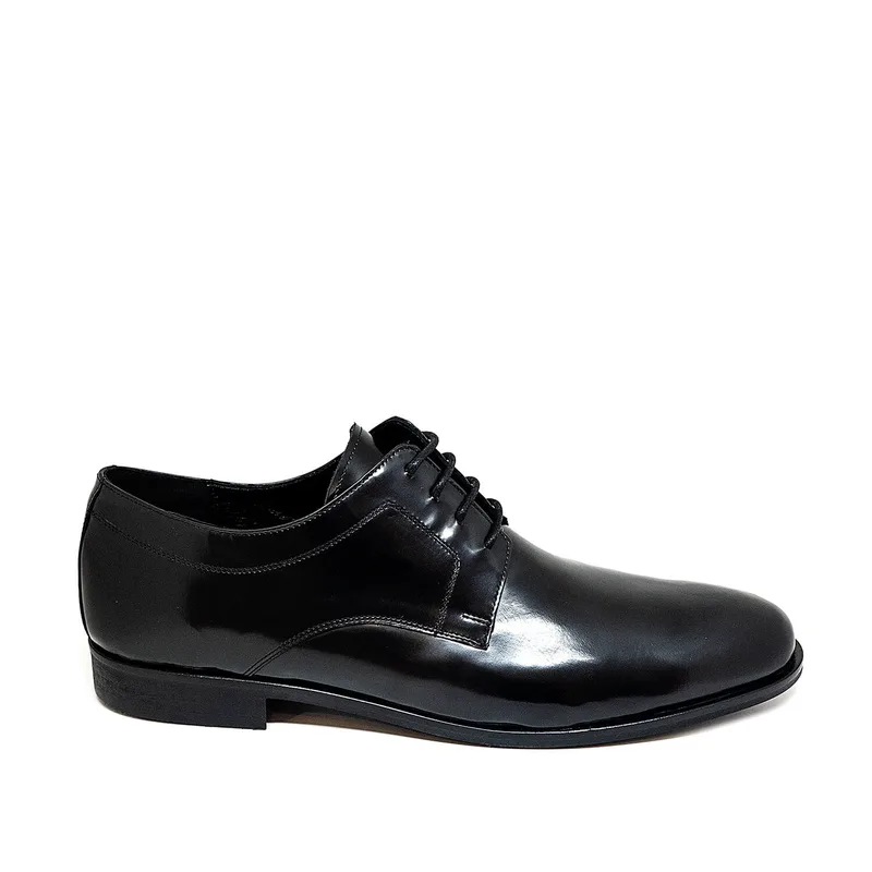 Bigshoes KL3710-01L Δερμάτινο Dress Μαύρο