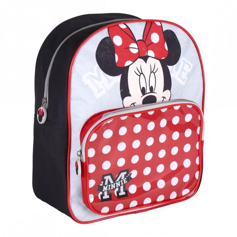 Disney Minnie Σχολική Τσάντα Πλάτης Νηπιαγωγείου 30 x 25 x 12 cm Κόκκινο