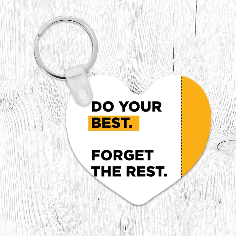 Do Your Best, Forget The Rest - Μπρελόκ - Τετράγωνο