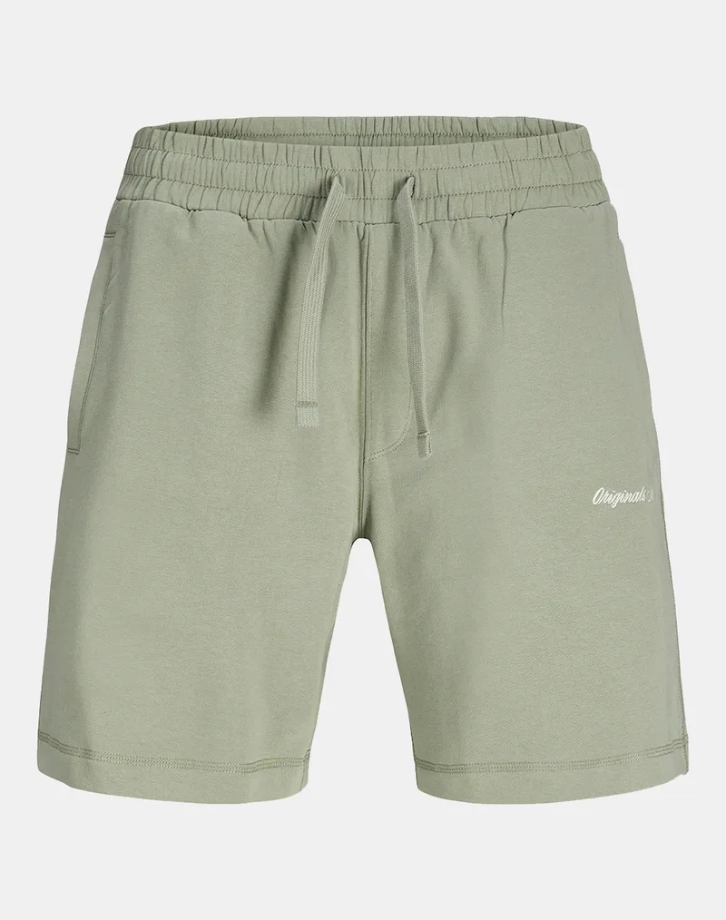 JACK&JONES JPSTKARL NORREBRO SWEAT SHORTS REG SN 12292565-SEAGRASS LightGreen