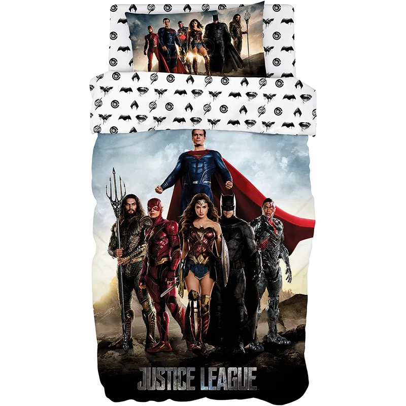 Σεντόνια Μονά Σετ Beauty Home 6186 Justice League 165x250
