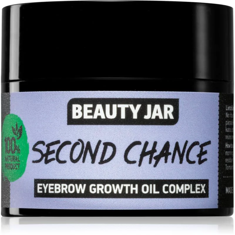 Beauty Jar Second Chance θρεπτικό λάδι Για τα φρύδια 15 ml
