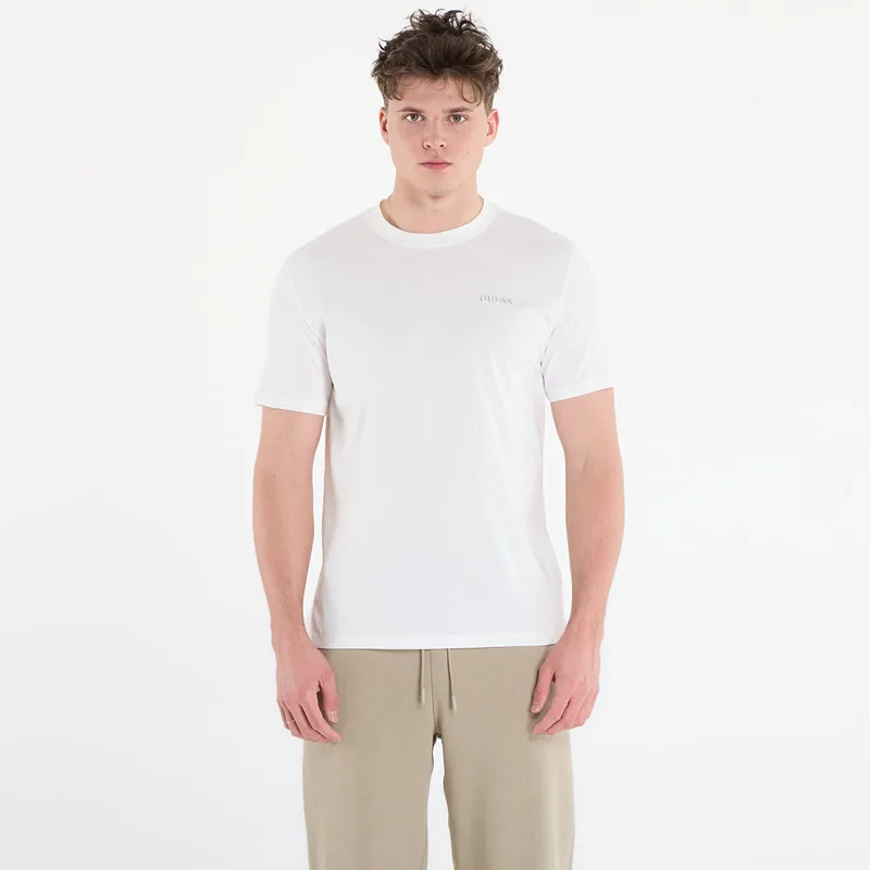 T-shirt GUESS Marzio Cn Ss T-Shirt Salt White M