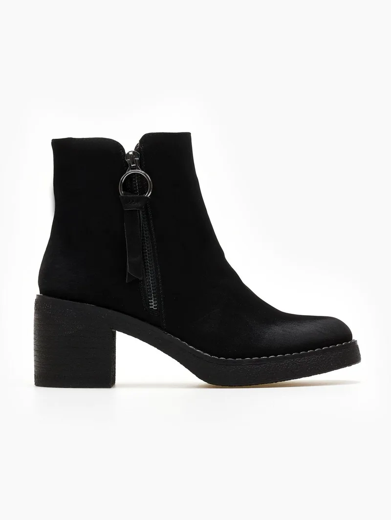 ERYNN Ankle Boots Side Zipper - M706 - Black