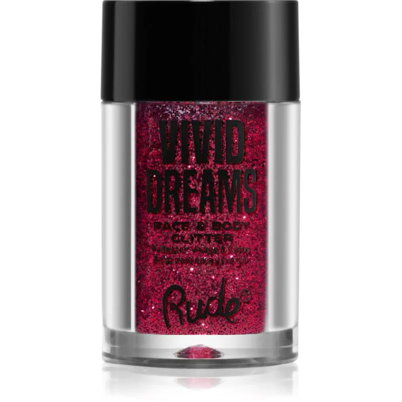 Rude Cosmetics Vivid Dreams Γκλίτερ για το σώμα και το πρόσωπο απόχρωση Laughing Dandelions 2.7 γρ