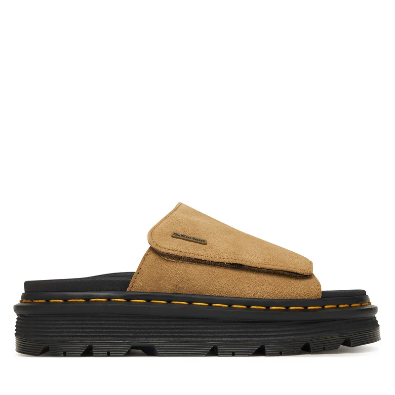 Παντόφλες Dr. Martens Zebzag DM42409200 Ανοιχτό καφέ