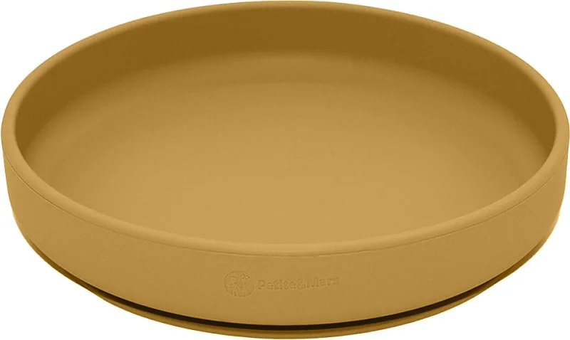 Petite&Mars Take&Match Flat Silicone with Suction Cup Intense Ochre 6 months+