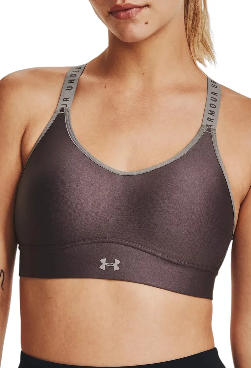 Μπουστάκι Under Armour Infinity Covered Mid 1363353-057 Γυναικείο