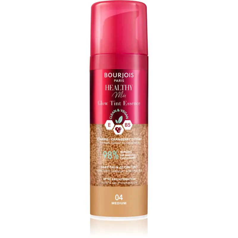 Bourjois Healthy Mix Glow Tint Essence ενυδατική ουσία απόχρωση Medium 30 ml