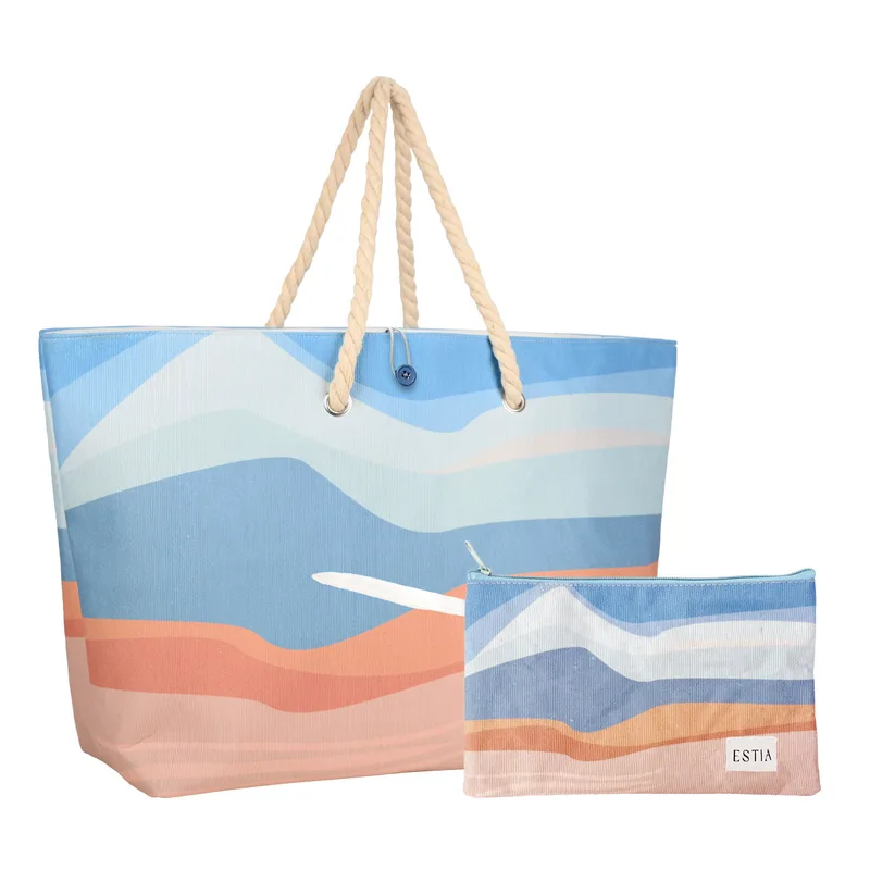 Τσάντα Θαλάσσης (63x20x36) & Νεσεσέρ Estia Save The Aegean Serene Shores 00-30438