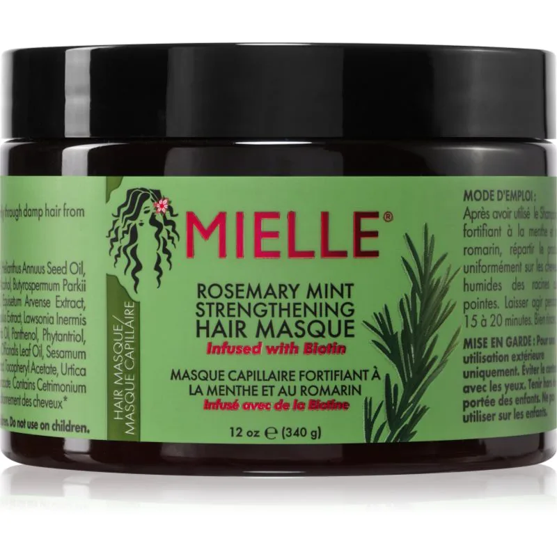 Mielle Rosemary Mint βαθιά ενισχυτική μάσκα μαλλιών 340 γρ