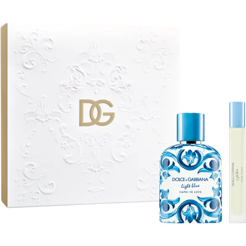 Dolce&Gabbana Light Blue Capri In Love Pour Homme Gift Set σετ δώρου για άντρες