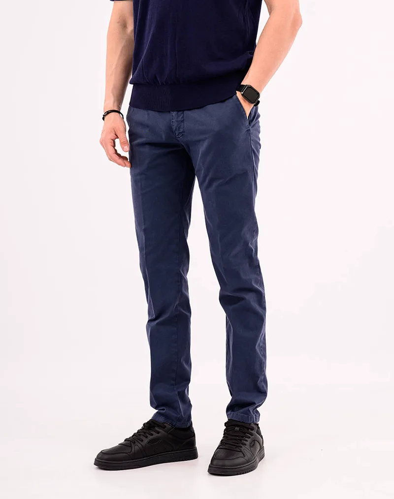 FOUR TEN Παντελόνι chino T910125003-00091 Indigo