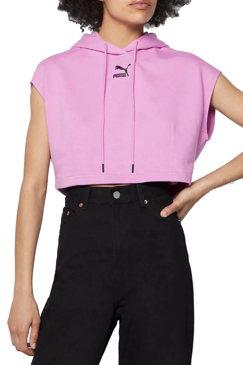 Top Puma Dare to Hooded Cropped Vest 535624-50 Γυναικείο