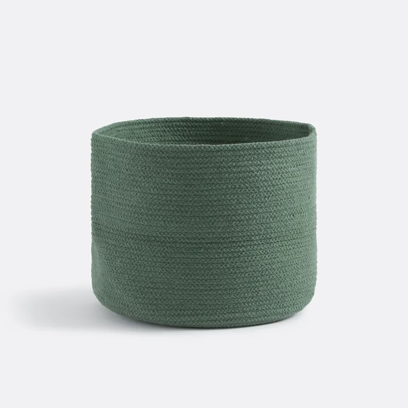 Καλάθι από βαμβάκι Δ35 εκ. Μ35xΠ35xΥ28cm