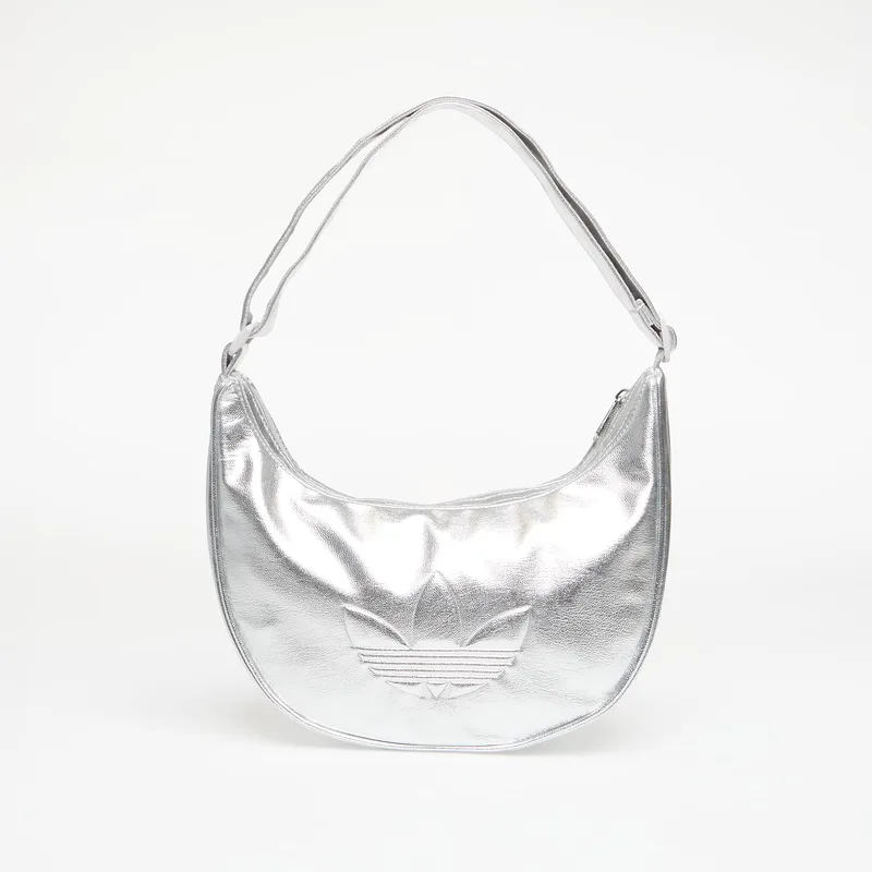 Τσάντα adidas Adicolor Half Crescent Bag Metallic Pu Silver Met. Universal
