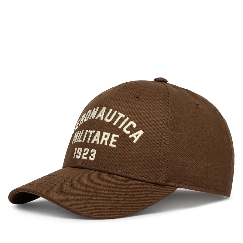 Καπέλο Jockey Aeronautica Militare 261HA1241UCT02261 Σκούρο καφέ