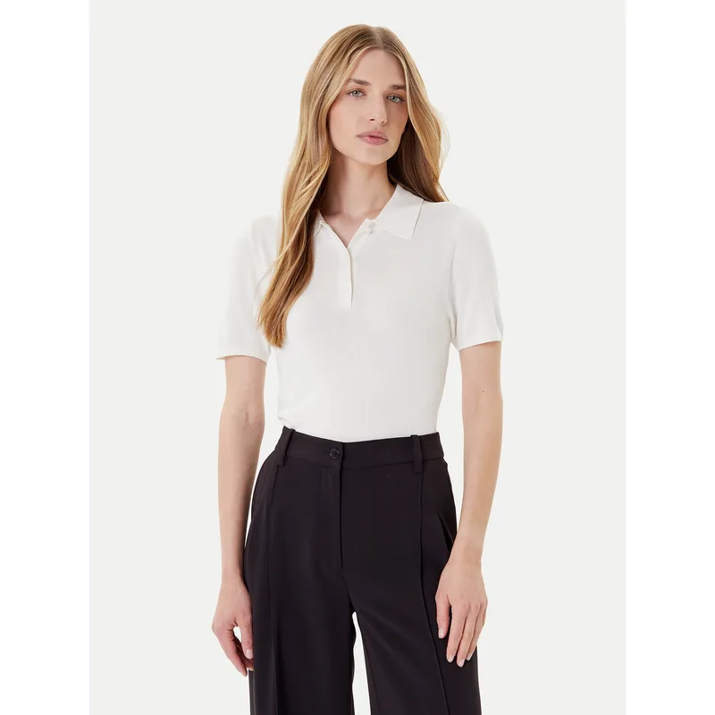 Calvin Klein Polo LV044C341G Λευκό Regular Fit