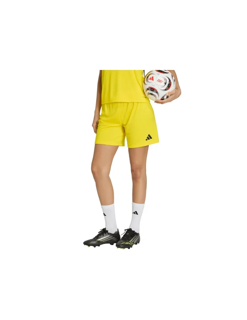 Adidas Entrada 26 women's shorts yellow JZ2540
