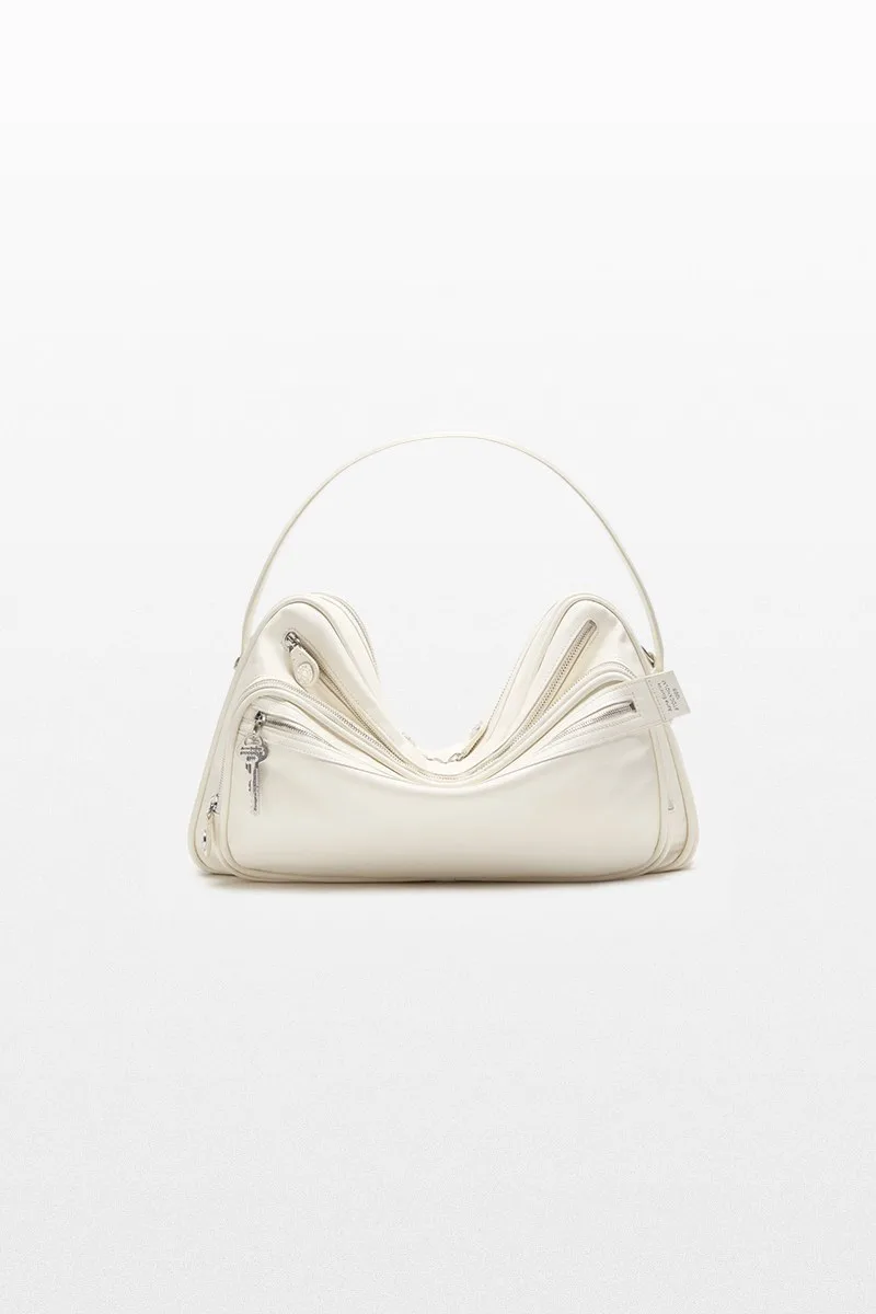 ACNE STUDIOS Ανδρικό Λευκό Camero Camera Shoulder Bag