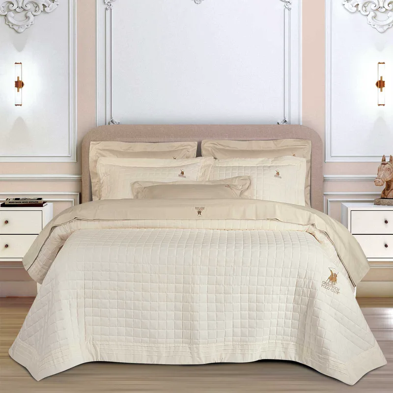 Κουβερλί King Size Greenwich Polo Club 2355 Ecru 240x250