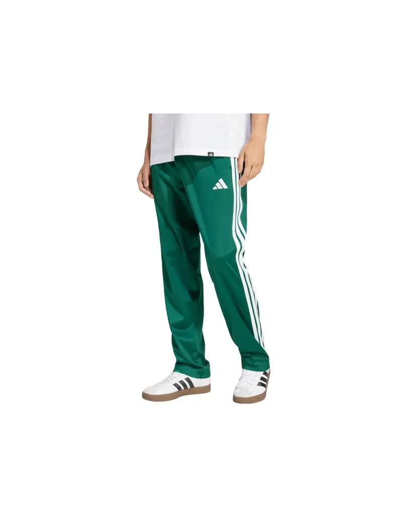 Men's adidas 3Stripes Tricot RegularFit Open Hem Pants Green JI8806