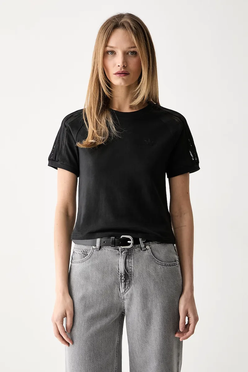 adidas Originals T-shirt γυναικείο βαμβακερό LACE CALI T