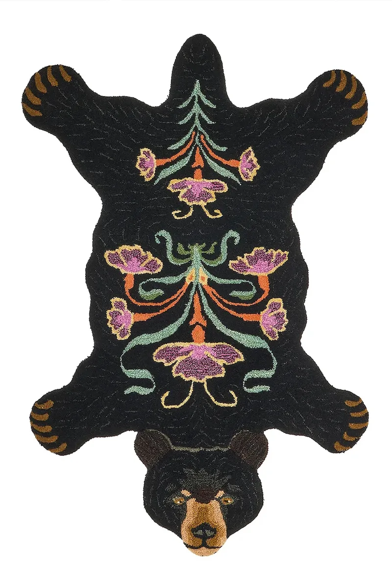 Μάλλινο χαλί Doing Goods Blooming 143 x 97 x 2 cm