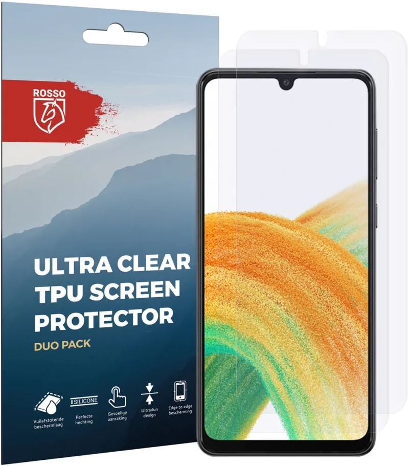 Κόκκινο Ultra Clear Screen Protector - Μεμβράνη Προστασίας Οθόνης - Samsung Galaxy A33 5G - 2 Τεμάχια (8719246344091)