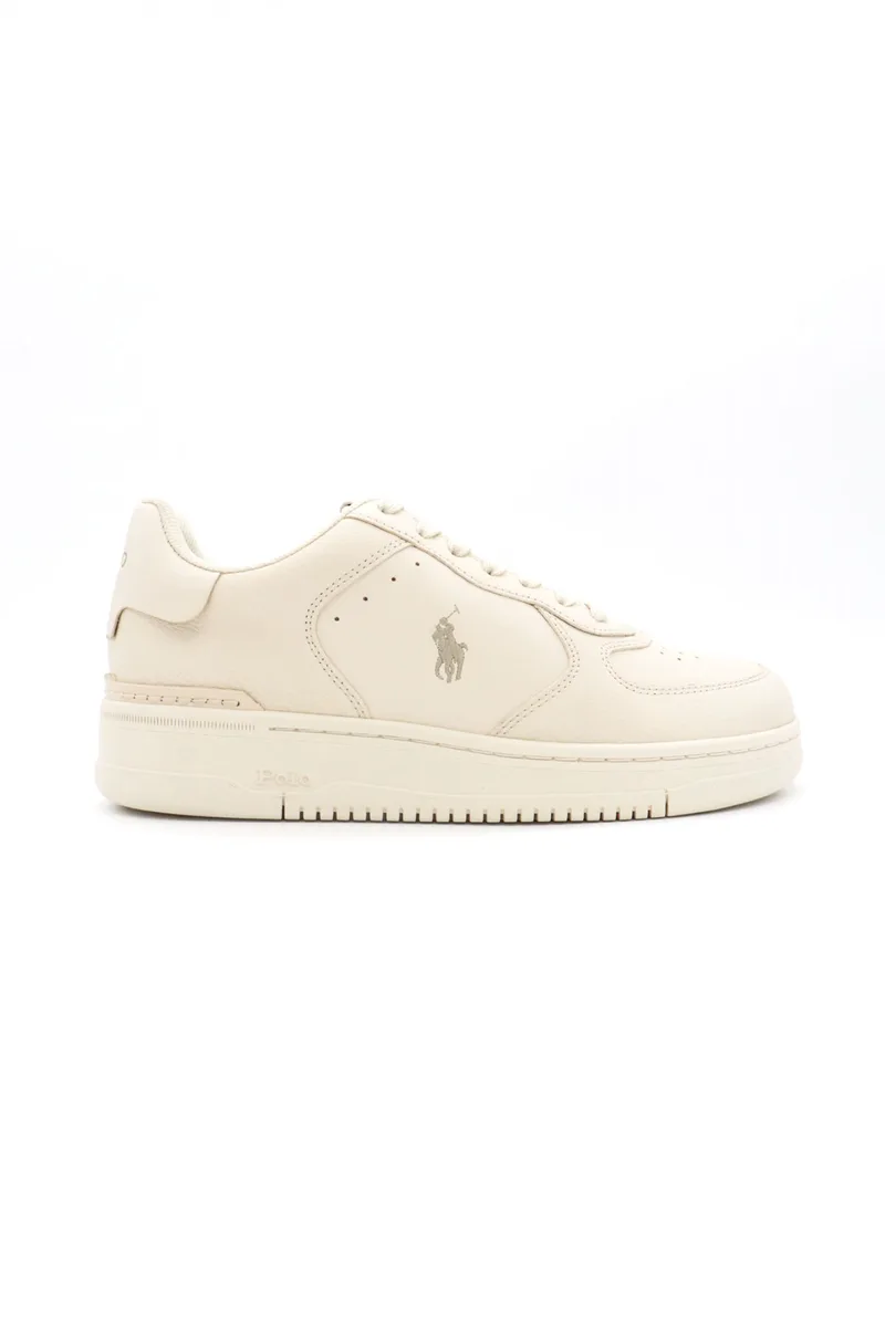 RALPH LAUREN ΠΑΠΟΥΤΣΙΑ SNEAKERS MASTERS-CRT-SK-LTL ΕΚΡΟΥ
