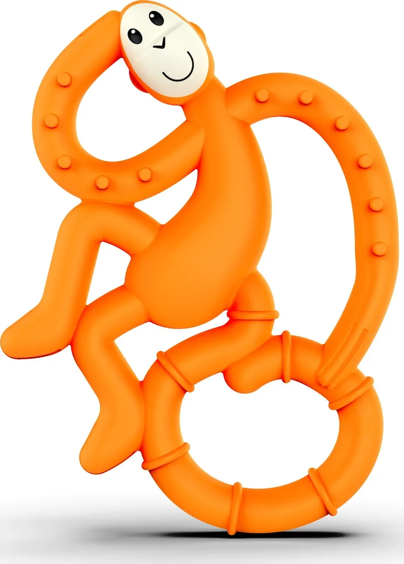 Matchstick Monkey Μασητικό Mini Teether Πορτοκαλί