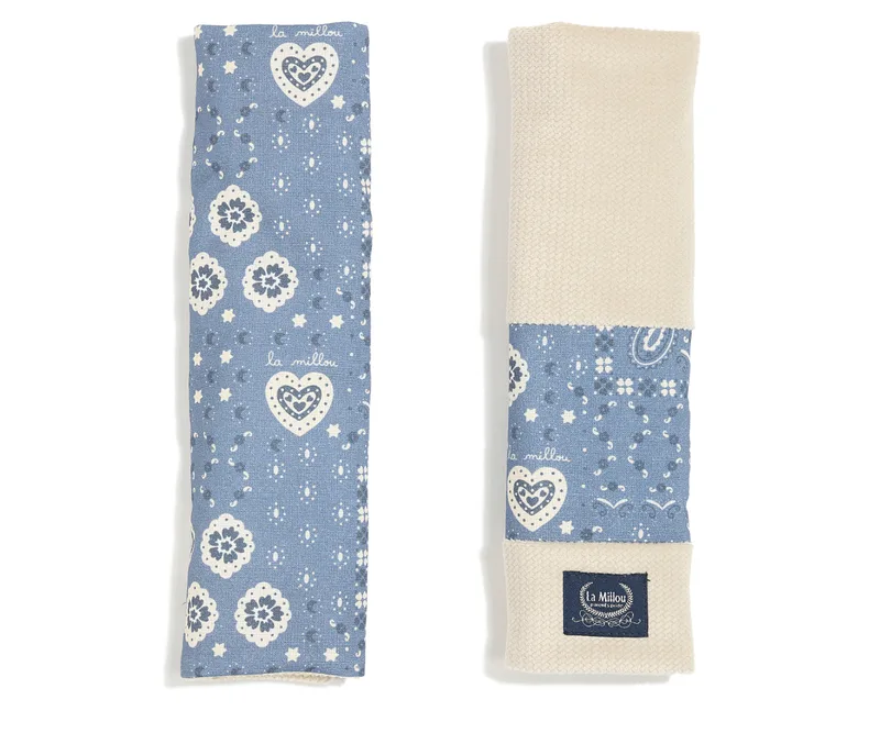 Jersey Seat Belt Cover Bandana Denim