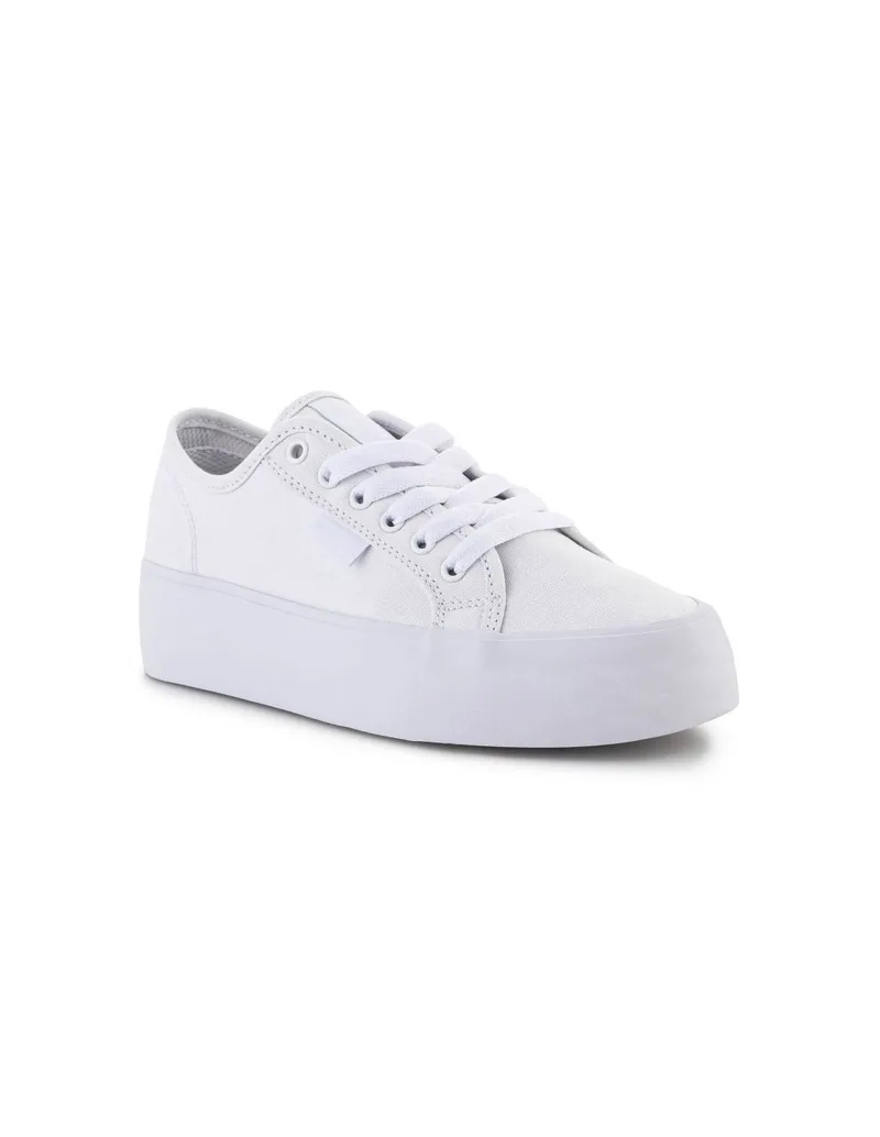 DC Manual Γυναικεία Flatforms Sneakers Λευκά ADJS300280-WW0