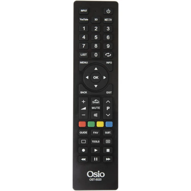 Τηλεχειριστήριο Για Smart Τηλεοράσεις Samsung, LG, Sony, Philips, Panasonic, Telefunken OSIO OST-5020-6A