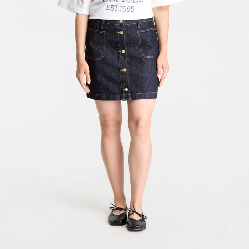 Φούστα Tommy Hilfiger Mini Skirt Rinse Hw Rinse L