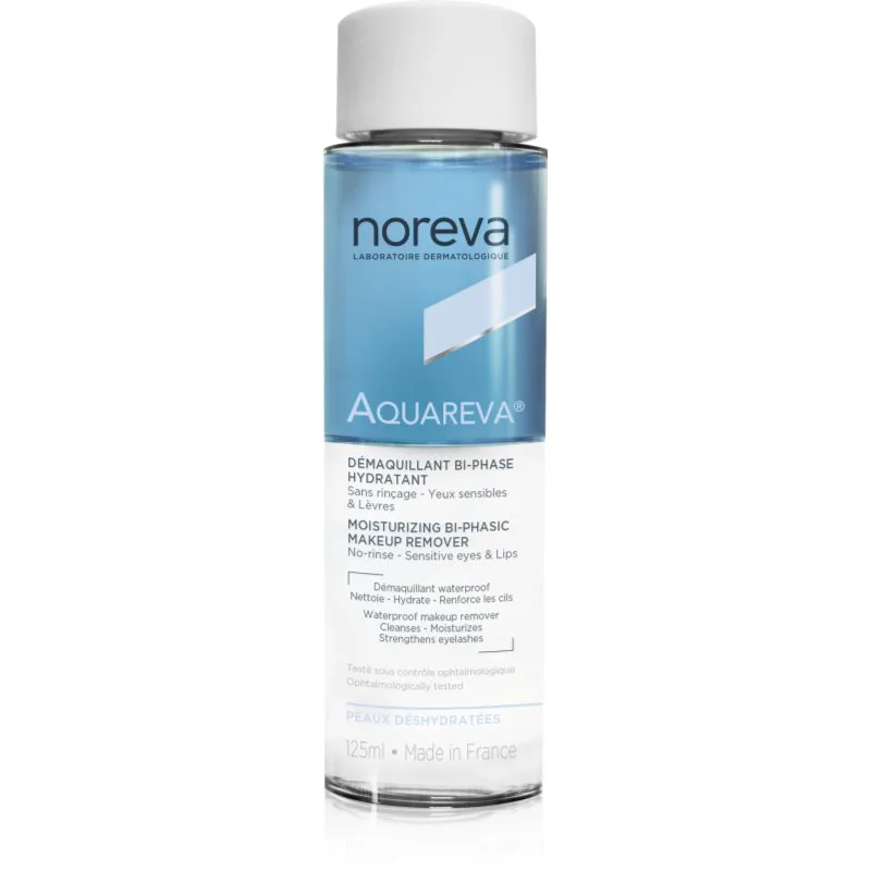 Noreva Aquareva Moisturizing Bi-Phasic Makeup Remover διφασικό ντεμακιγιάζ του μεικ απ 125 ml