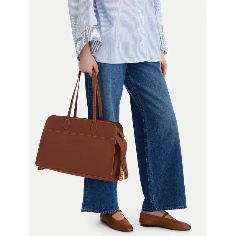 Τσάντα LOVE MOSCHINO JC4271PP0OKI0300 Καφέ
