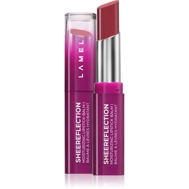 LAMEL SHEEReflection Moisturizing Lipstick-Balm βάλσαμο για τα χείλη με χρώμα με ενυδατικό αποτέλεσμα απόχρωση 05 Berry Aura 3.6 γρ