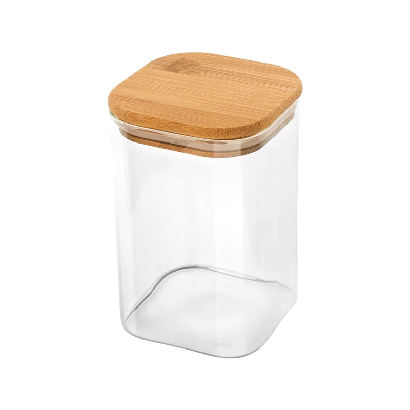 ESTIA ΔΟΧΕΙΟ ΑΠΟΘΗΚΕΥΣΗΣ BAMBOO ESSENTIALS 950ml ΓΥΑΛΙΝΟ ΜΕ ΚΑΠΆΚΙ 01-12939
