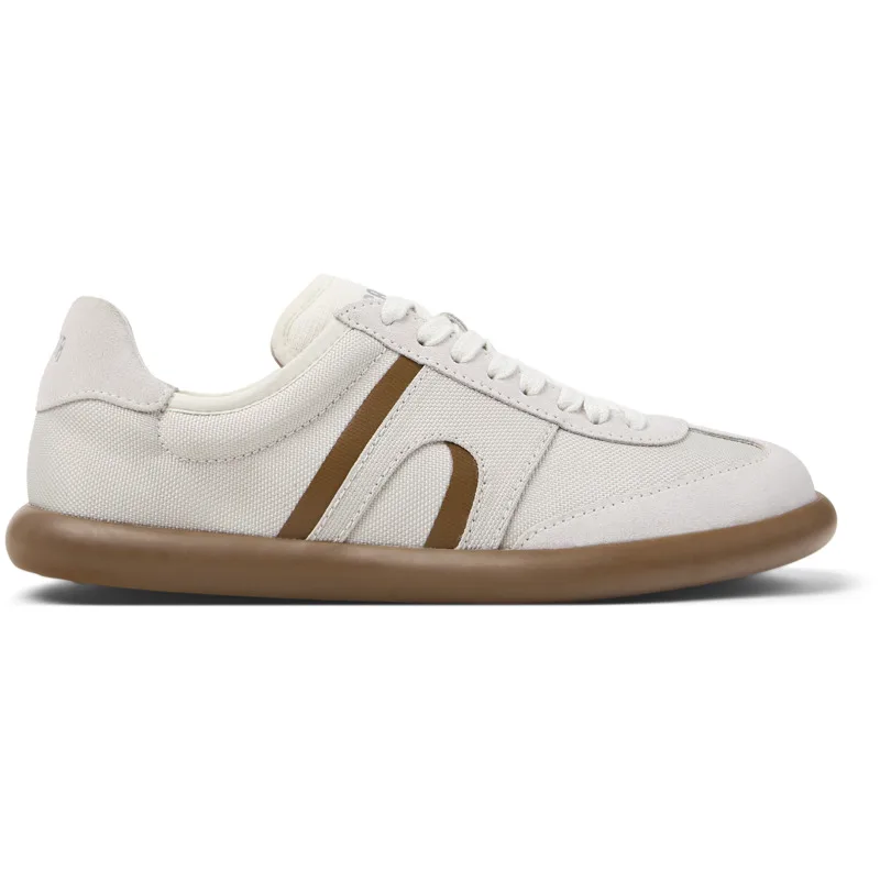 CAMPER Pelotas Soller - Casual παπούτσια Για Γυναικεία - Μπεζ,Λευκό,Καφέ, Μέγεθος 35, Cotton fabric